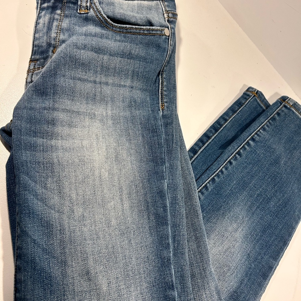Judy Blue Relaxed Jeans Womens Size 3/26 Medium Wash Stretch Mid Rise Denim